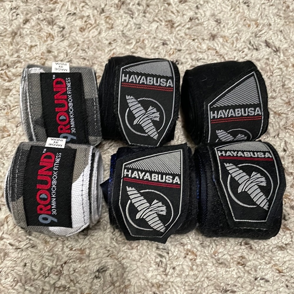 Bundle- Hayabusa Wrist Wraps boxing fighting kickboxing